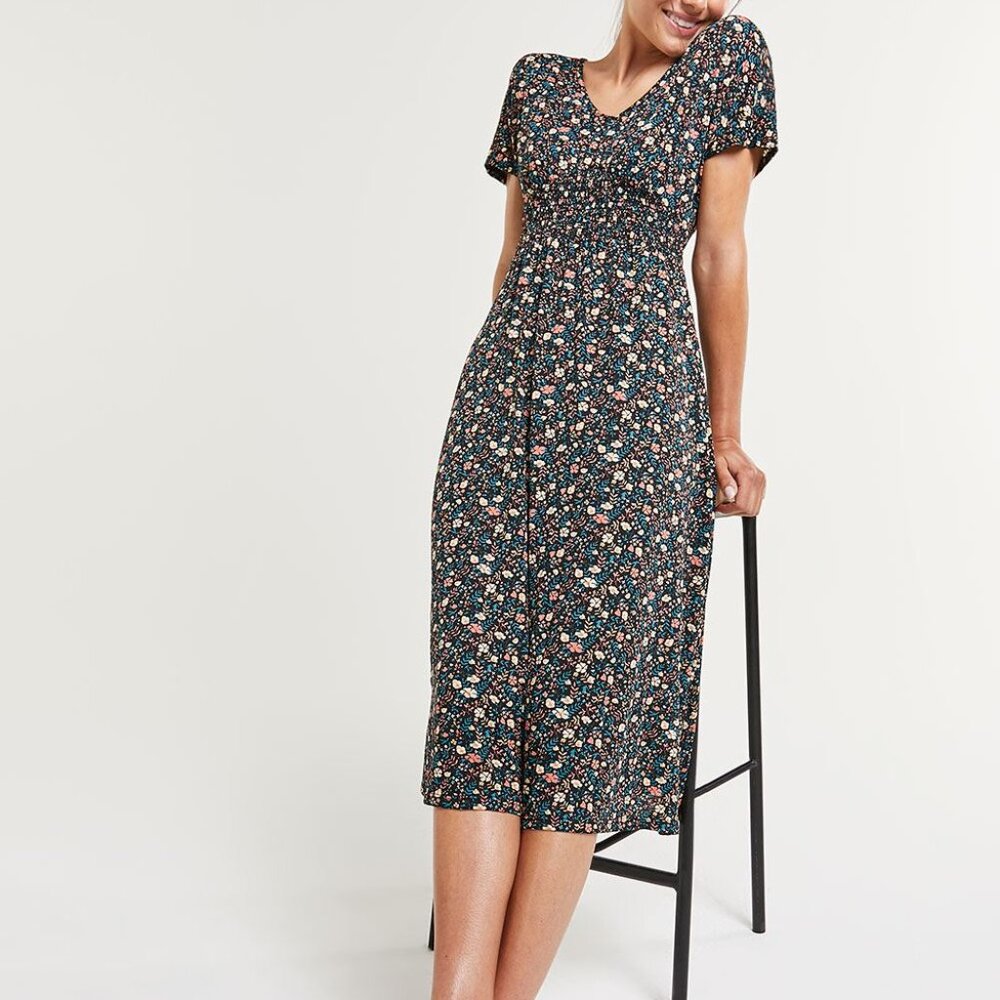 Floral midi dress